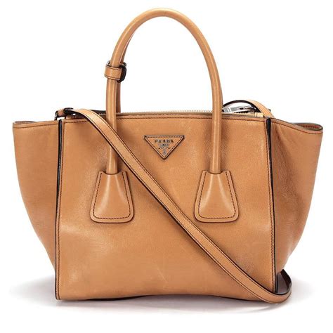 PRADA Women's Shopper in Braun 